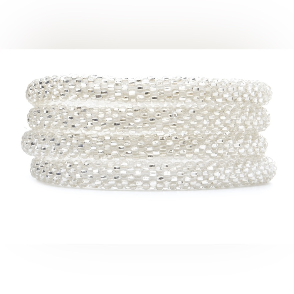 🔥Sashka Co - Clear Diamond Sparkle Seed Bead Bracelet - OS